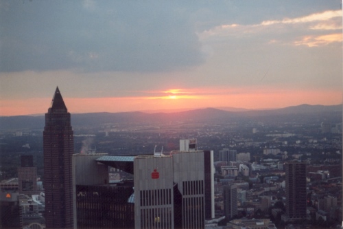 Sonnenuntergang über dem Taunus