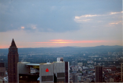 Sonnenuntergang über dem Taunus