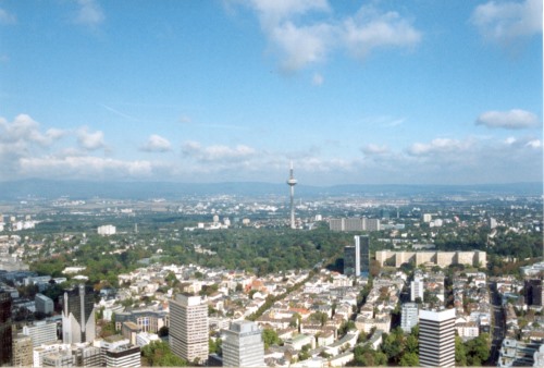 Frankfurt von oben