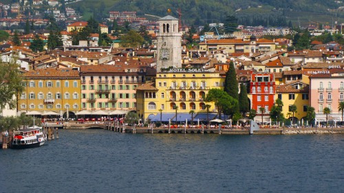 Das berühmte Panorama von Riva del Garda