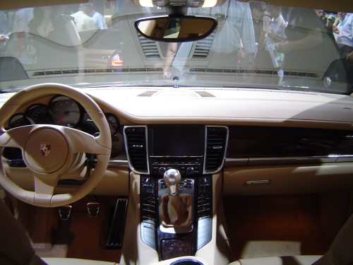 Interieur des Porsche Panamera