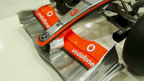 McLaren Mercedes Formel 1-Auto - Frontflügel
