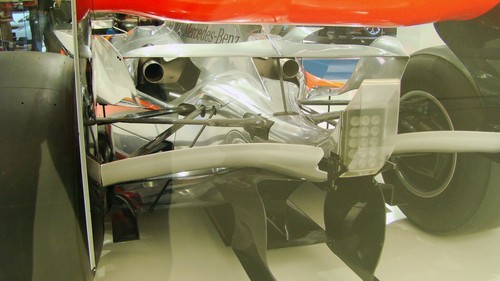 McLaren Mercedes Formel 1-Auto - Heckansicht