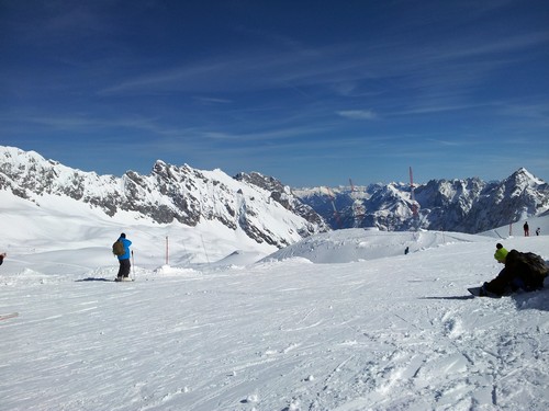 Die Berge sind beeindruckend