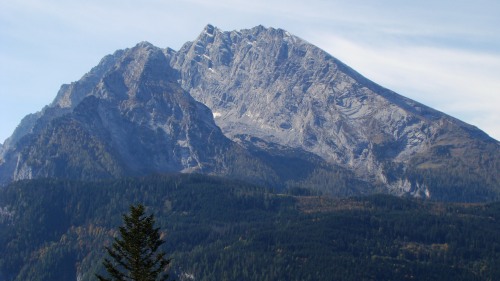 Der kleine Watzmann, dahinter der große Watzmann