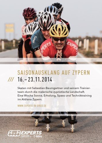 Flyer - Saisonausklang mit Experts-In-Speed auf Zypern Herbst 2014