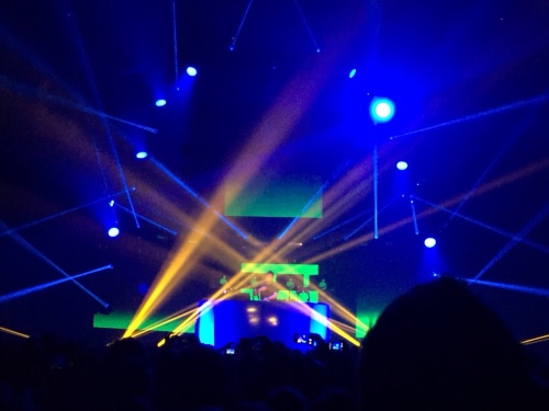 Fritz Kalkbrenner im Zenith München am 17.01.2015 bei seiner Live-Performance