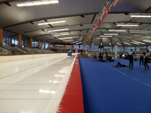 Nach jedem Training kam die Eismaschine