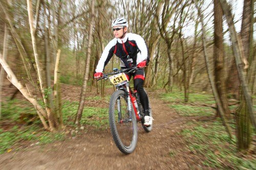 MTB CityBike Marathon München: Alex auf dem Olympia Berg