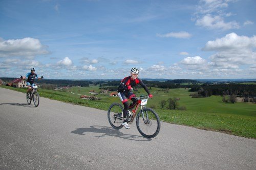 4. AUTO BROSCH Bike Marathon Kempten: Alex und Max haben großen Spaß