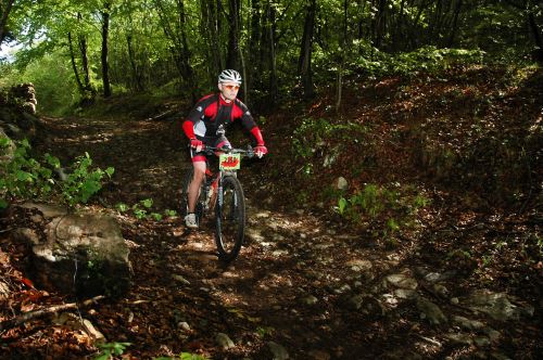 Rocky Mountain BIKE Marathon in Riva del Garda: Alex auf dem letzten Trail vor dem Ziel