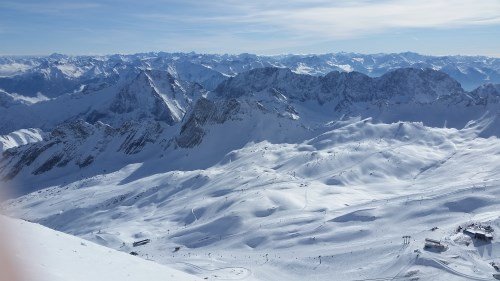 Hier der untere Teil des Skigebiets