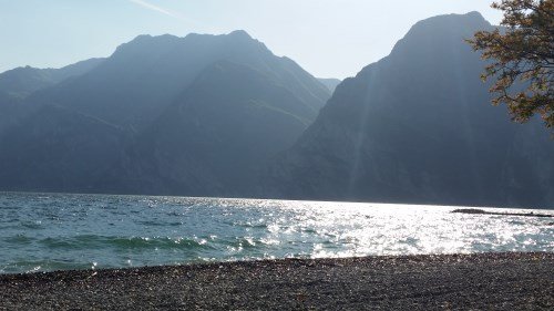 Gardasee - Blick von Torbole hinauf zum Ledro-Tal