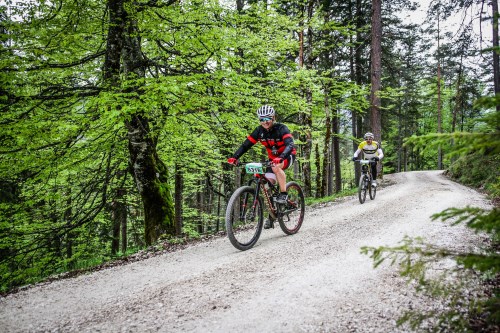 3. MTB Marathon Achensee Achenkrich - auf der ersten Abfahrt