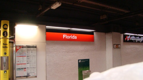Die U-Bahn hielt sogar in Florida an. Bisher dachte ich immer, Florida sei weiter weg...