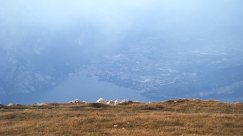 Man konnte vom Gipfel des Monte Altissimo sogar Riva del Garda sehen