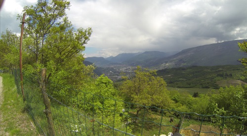 Blick Richtung Rovereto