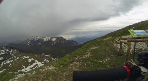 Der Gardasee ist zum ersten Mal wieder zu sehen.