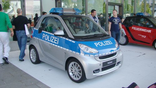 Smart ForTwo Polizeiauto