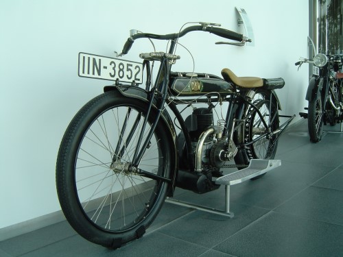 Ein DKW Motorrad