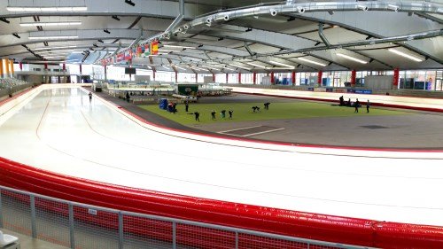 400 m Bahn in der Max Aicher Arena in Inzell