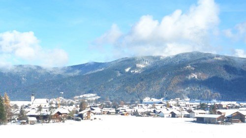 Winterpanorama in Inzell