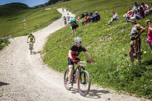 14. MTB Marathon Pfronten - Alex ist die Erschöpfung auf der letzten Abfahrt anzusehen