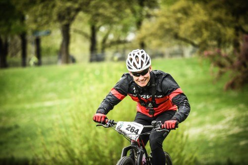 XCO Rennen München Sattelfest 2017 - Alex hat immer ein Lächeln auf den Lippen