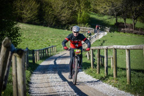 Rocky Mountain BIKE Marathon Riva 2017 - Alex kurz vor der Verpflegungsstation