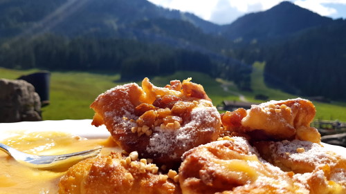 Der Kaiserschmarn auf der Albert-Link-Hütte *Smiley mit Herzen in den Augen*