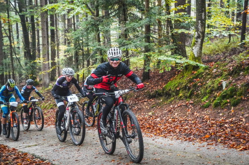 Woidman MTB-Marathon in Thurmansbang - hier war Alex' MTB noch sauber...