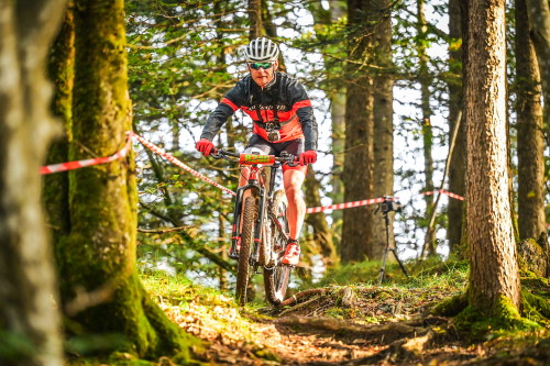 eldoRADo MTB-Marathon - Alex konzentriert im ersten Trail