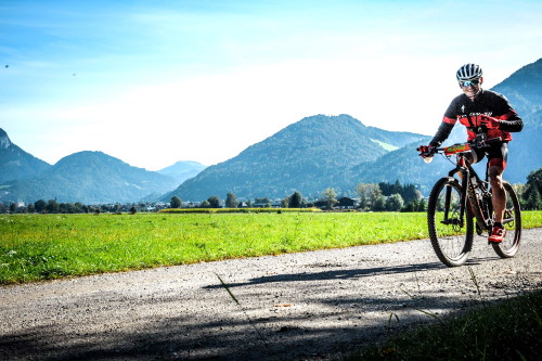 eldoRADo MTB-Marathon - Alex auf dem Weg zum Ziel