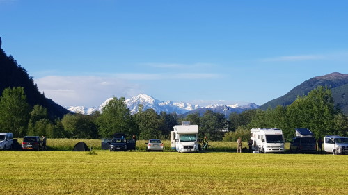 Ortler Bike Marathon in Graun - Blick Richtung Süden: Der Ortler