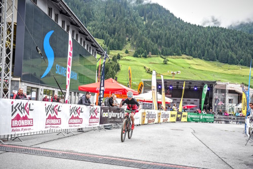 Ironbike Marathon Ischgl - Alex fährt ins Ziel