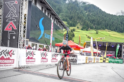 Ironbike Marathon Ischgl - Alex fährt ins Ziel