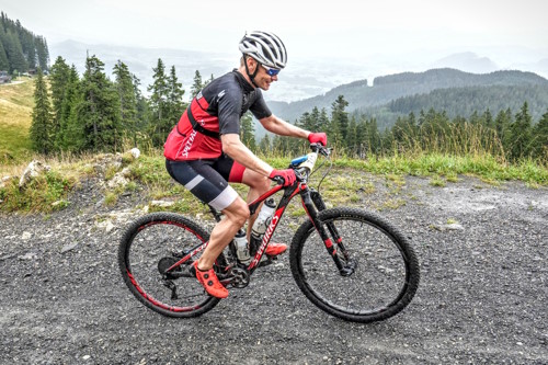 19. MTB Marathon Pfronten - Alex lächelt trotz Nieselregen