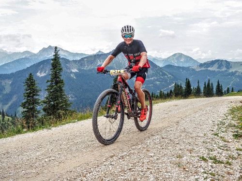 19. MTB Marathon Pfronten - Alex kurz vor dem letzten Gipfel