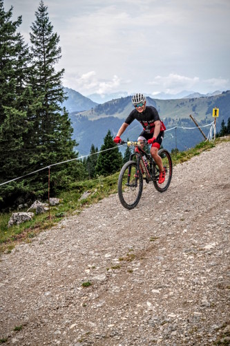 19. MTB Marathon Pfronten - Alex kurz vor dem letzten Gipfel