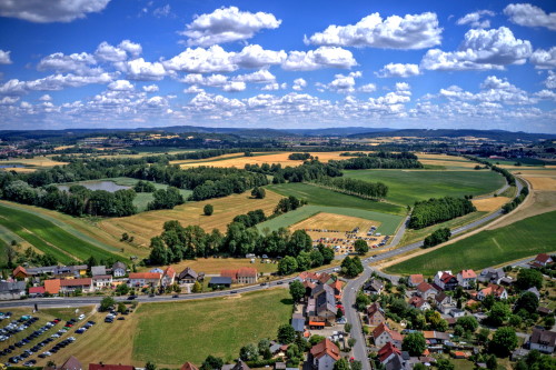 23. Franken Bike Marathon in Trieb - Impressionen: sonniger Race Day und tolle Landschaft