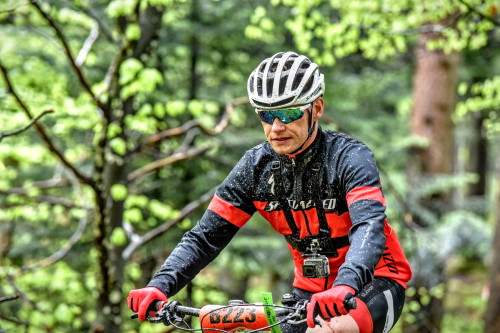 eldoRADo MTB Marathon in Angerberg - Alex ist im ersten Trail hoch konzentriert