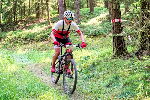 24. Franken Bike Marathon in Trieb - erster Trail, erste Anstrengung zu sehen