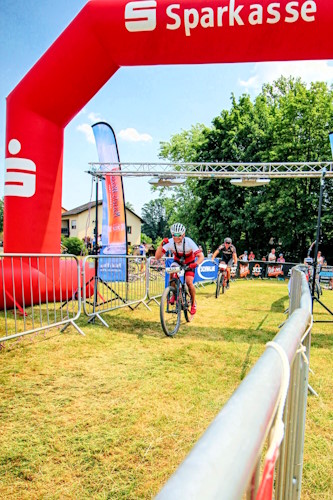 24. Franken Bike Marathon in Trieb - Alex im Ziel