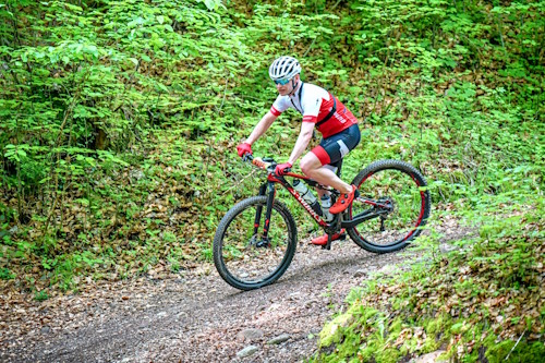 8. eldoRADo MTB Marathon in Angerberg - an der ersten Bachdurchfahrt