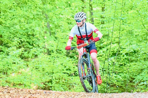 8. eldoRADo MTB Marathon in Angerberg - an der ersten Streckentrennung