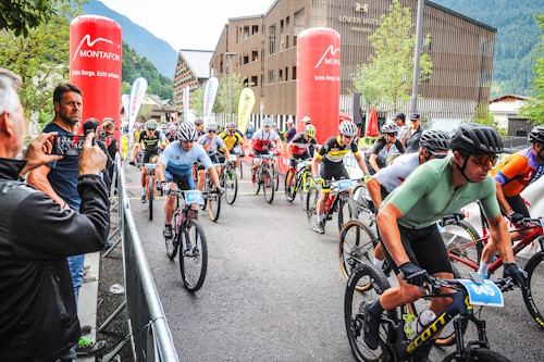 M3 Montafon MTB Marathon Schruns - kurz nach dem Startsignal