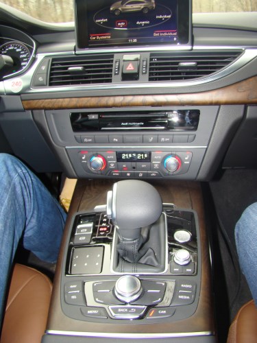 Die Mittelkonsole - Audi A7 Sportback