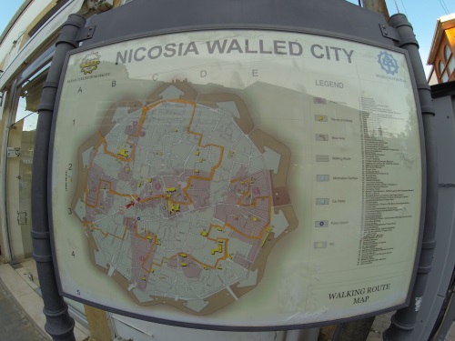 Stadtkarte Nikosia